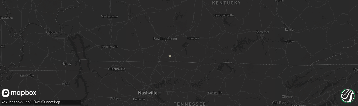 Hail map in Scottsville, KY on July 17, 2024