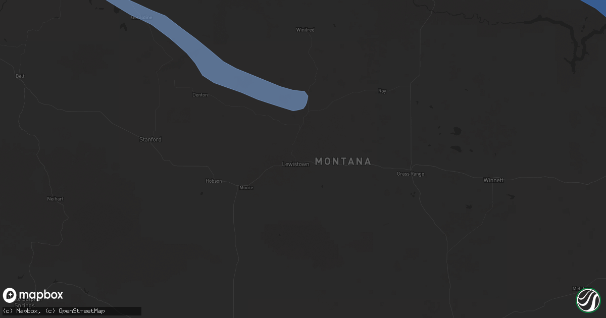 Hail Map in Lewistown MT on July - Sales Meta