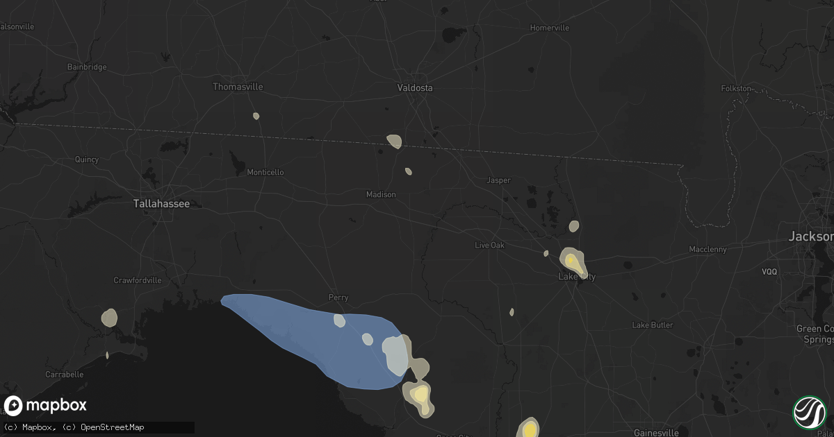 Hail map in Lee, FL on July 17, 2026