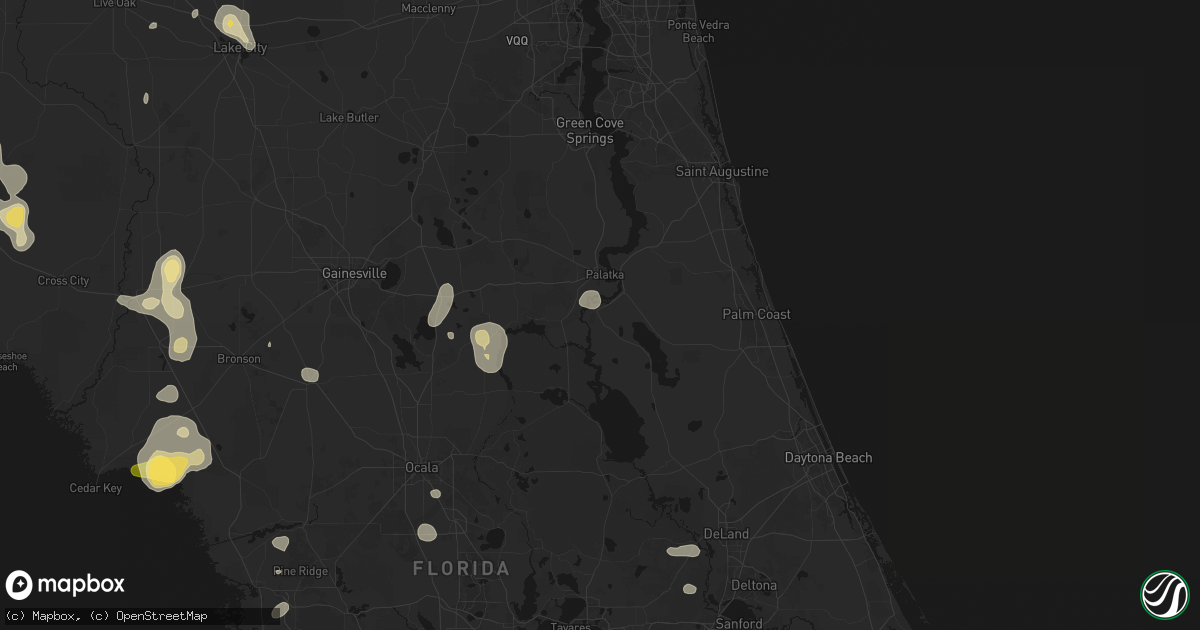 Hail map in Satsuma, FL on July 17, 2026