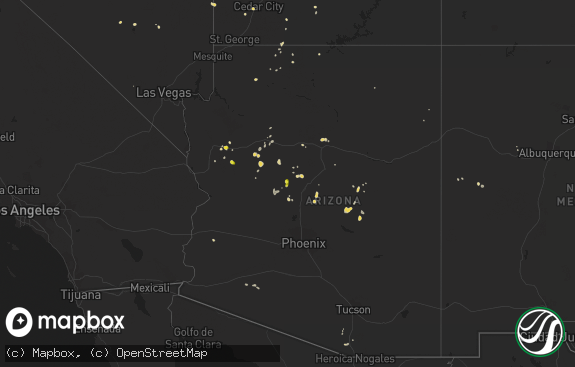 Hail map preview on 07-18-2018