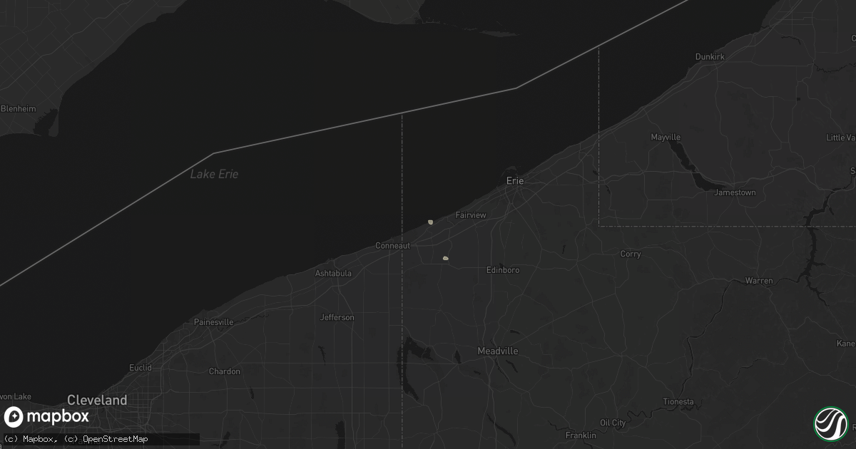 Hail map in North Springfield, PA on July 18, 2026