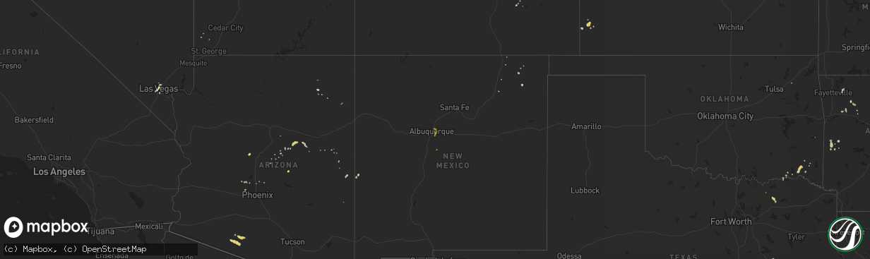 Hail map on July 19, 2013