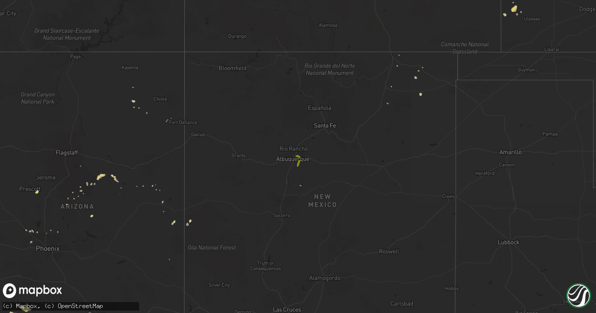 Hail map on July 19, 2013