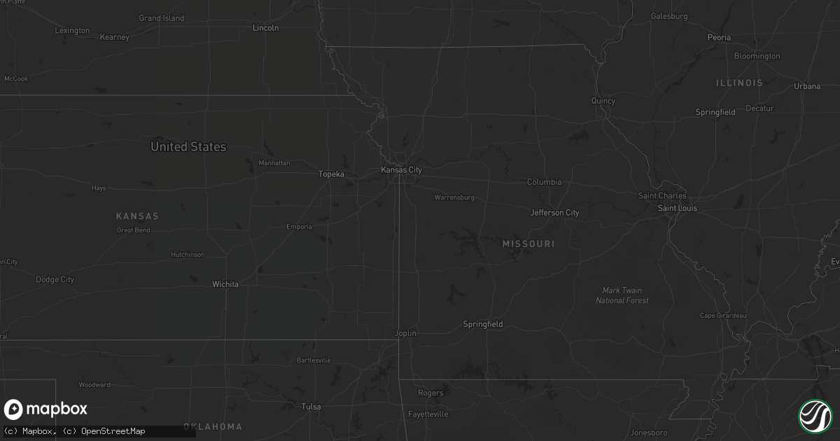 Hail map in Colorado on July 19, 2022