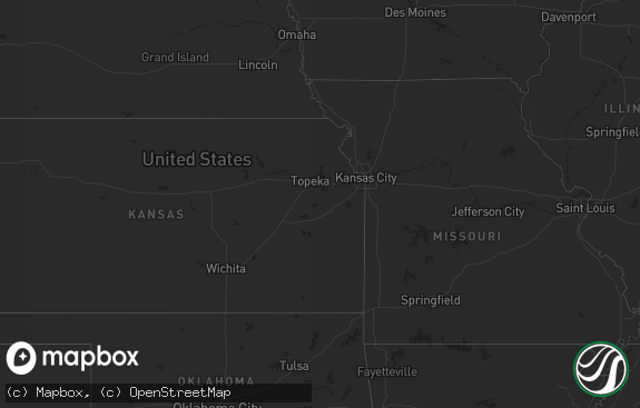 Hail map preview on 07-19-2022