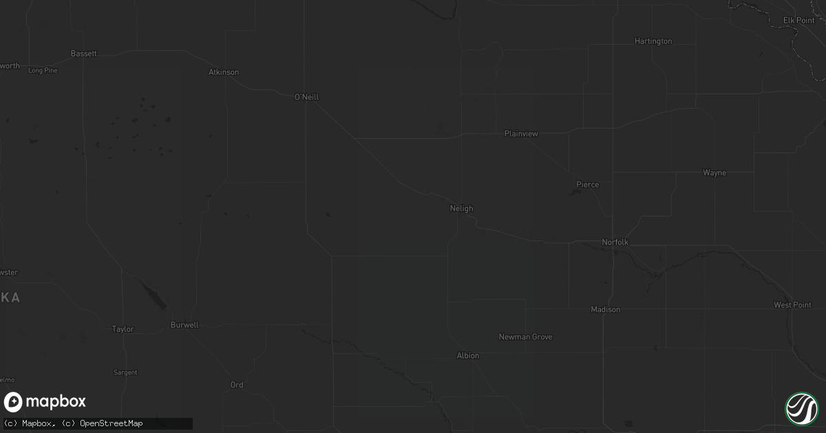 Hail map in Cold Spring, MN on July 19, 2023