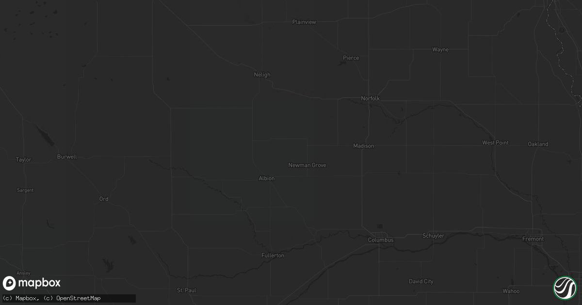 Hail map in Sullivan, MO on July 19, 2023