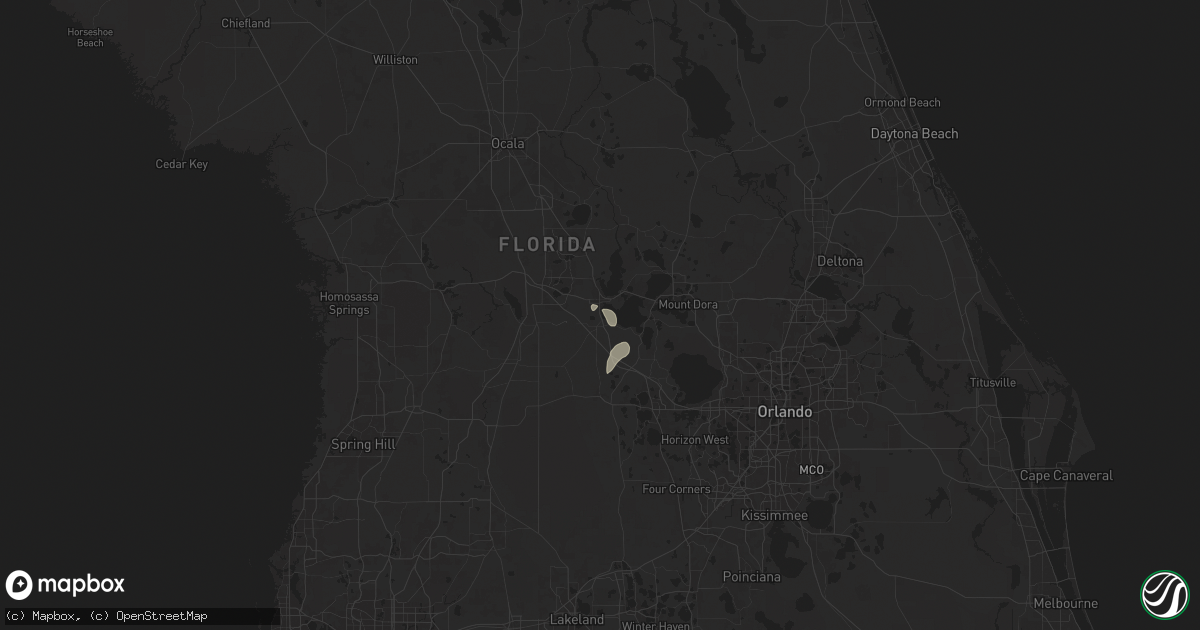 Hail map in Leesburg, FL on July 19, 2024
