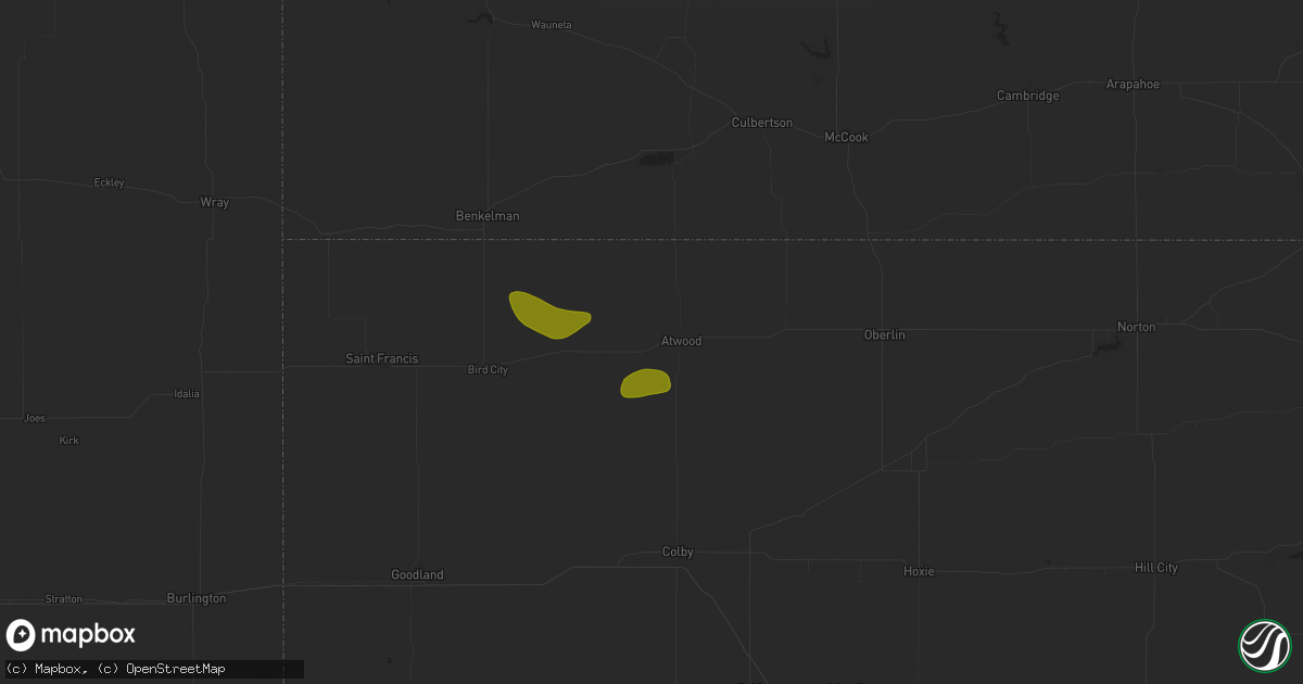 Hail Map in Atwood KS on July - Sales Meta