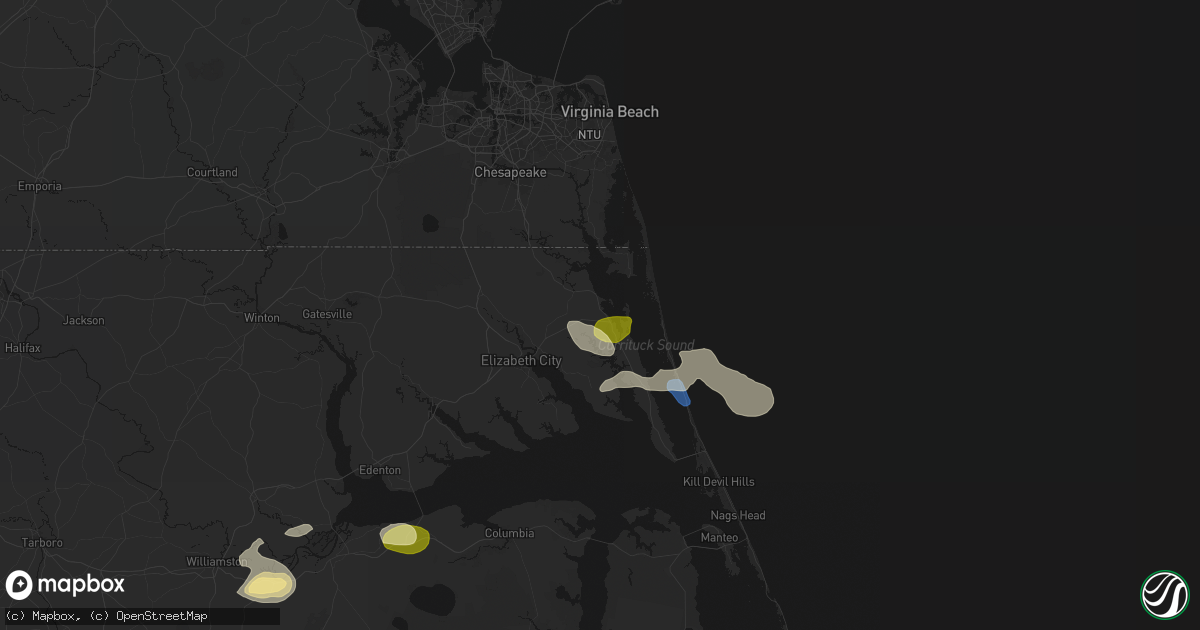 Hail map in Maple, NC on July 19, 2026
