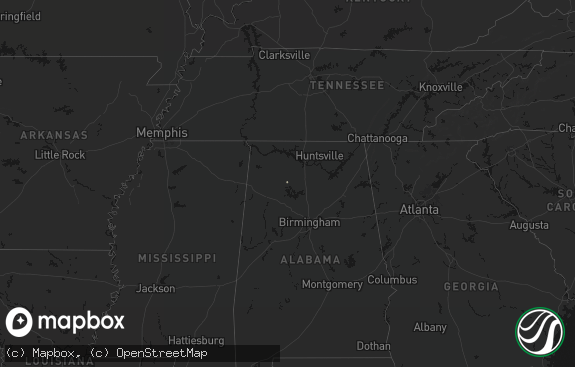 Hail map preview on 07-19-2026