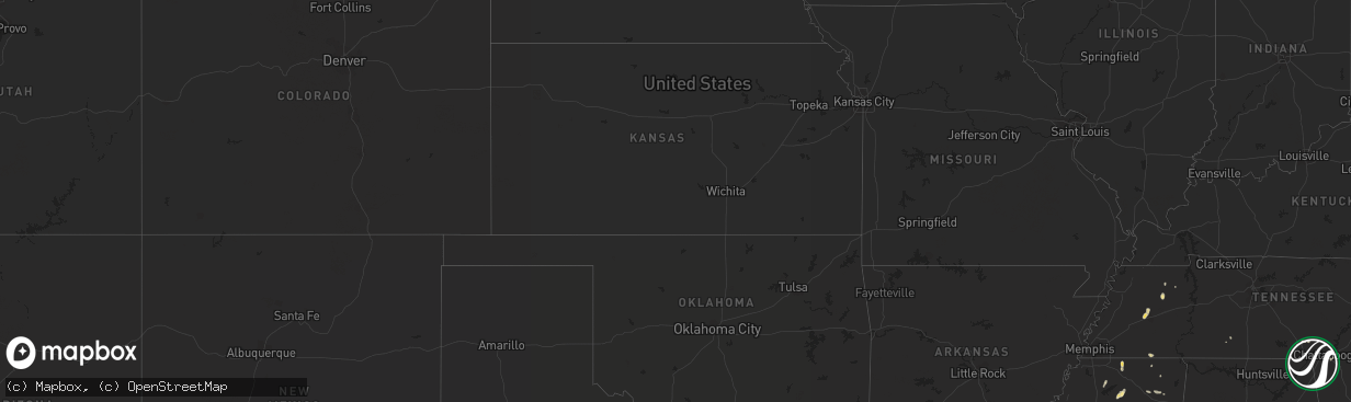 Hail map in Idaho on July 20, 2012