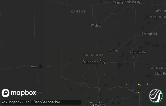 Hail map preview on 07-20-2012