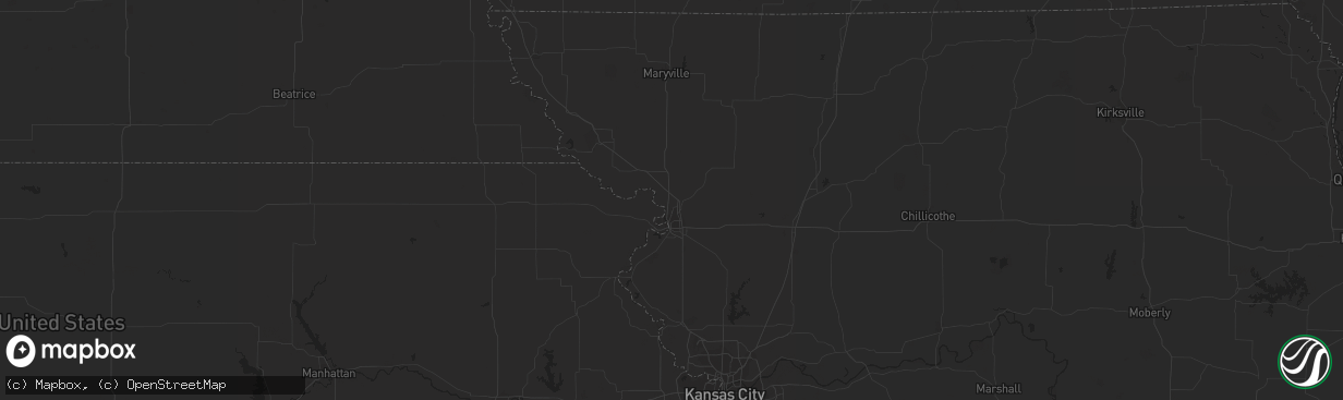 Hail map in Peyton, CO on July 20, 2013