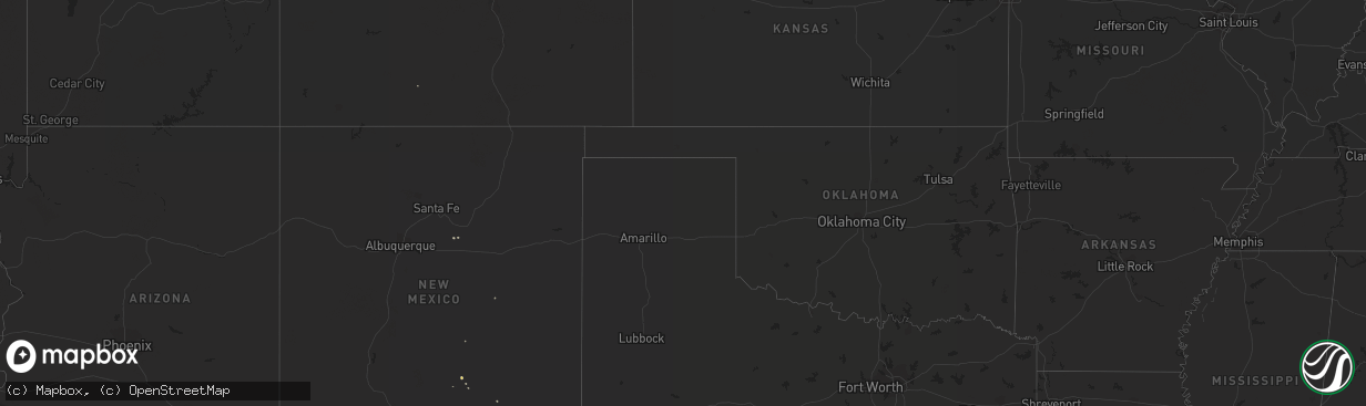 Hail map on July 20, 2014