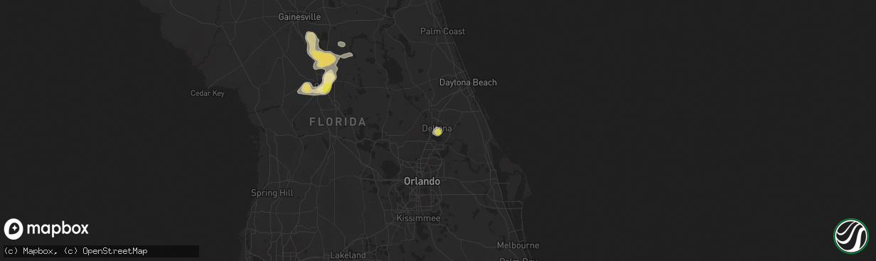 Hail map in Deltona, FL on July 20, 2017