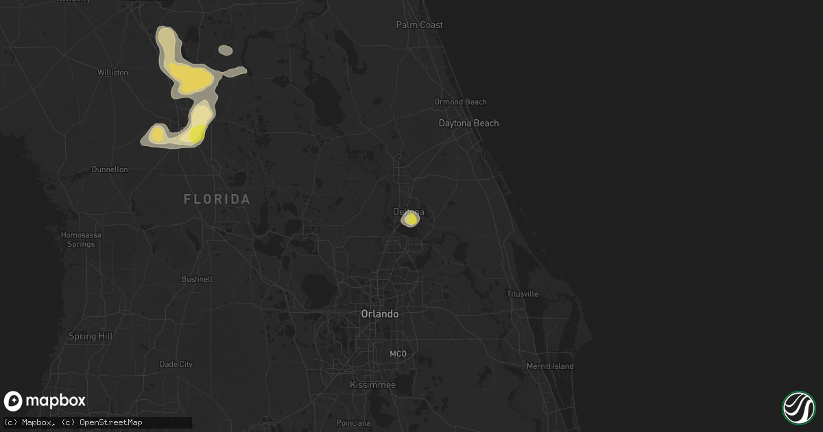 Hail map in Deltona, FL on July 20, 2017