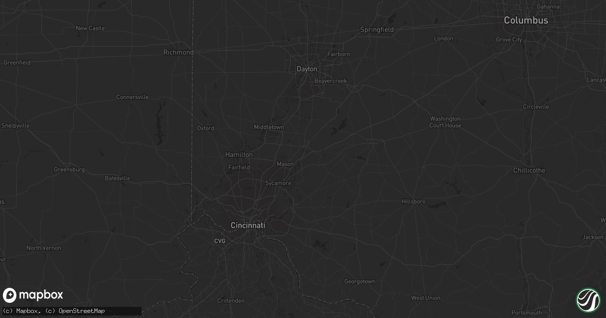 Hail map in Lebanon, TN on July 20, 2023