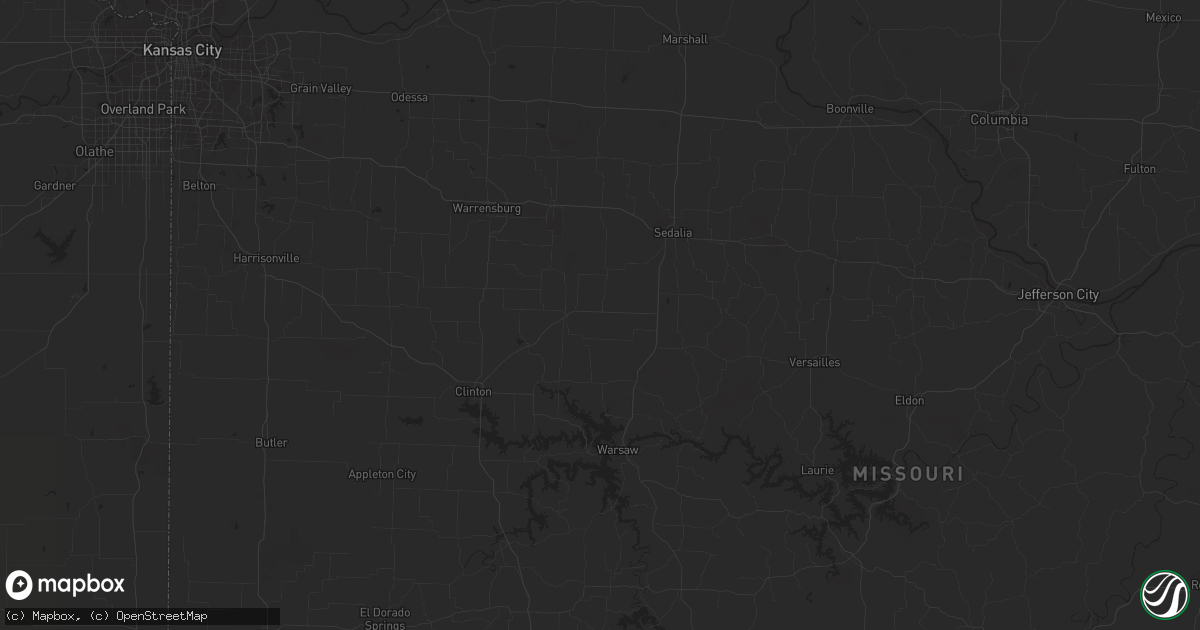 Hail map in Mount Juliet, TN on July 20, 2023