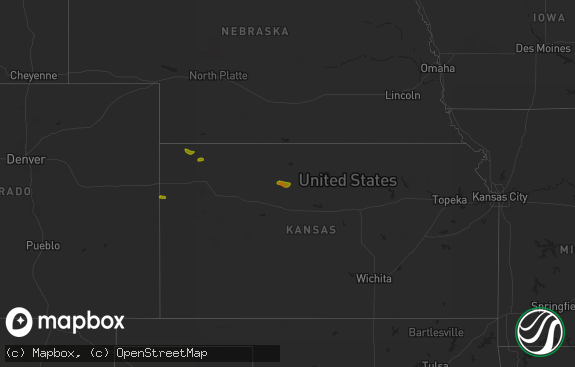Hail map preview on 07-20-2025