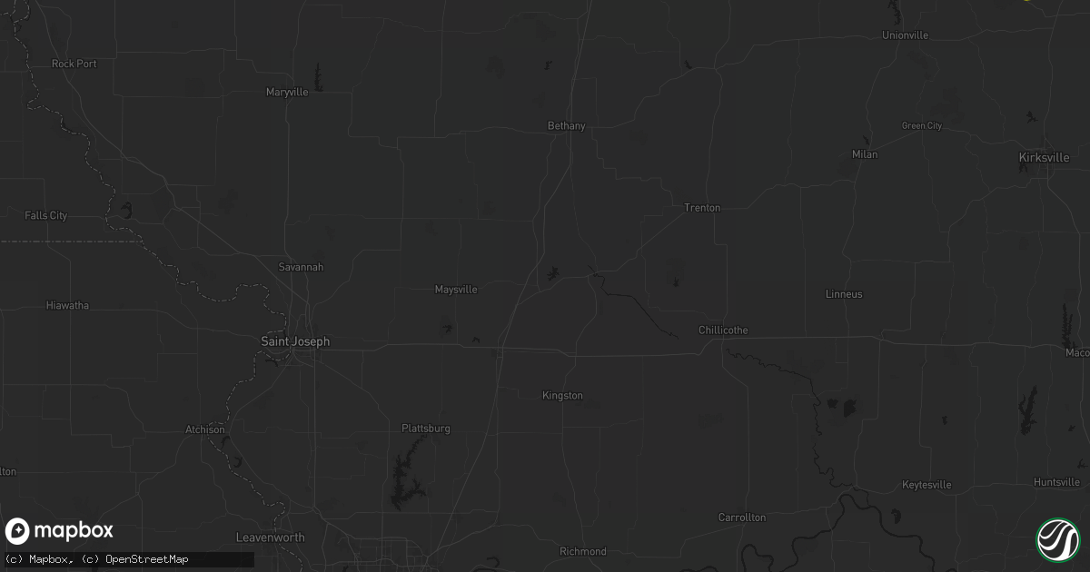 Hail map in Altamont, MO on July 20, 2026