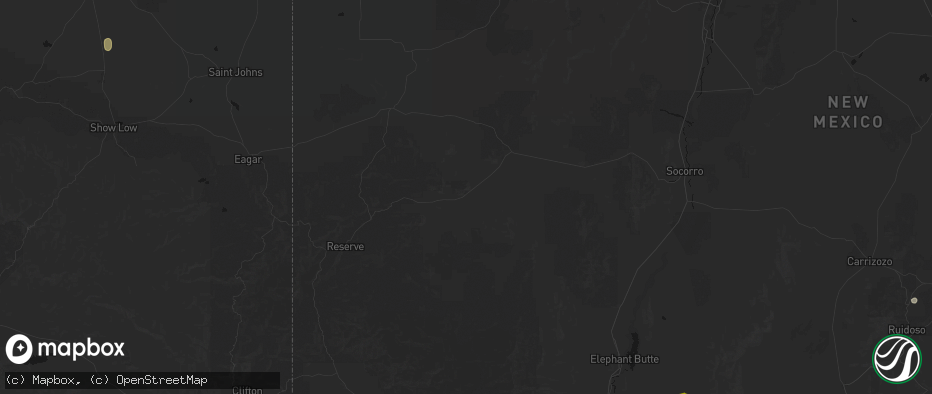 Hail map in Datil, NM on July 20, 2026