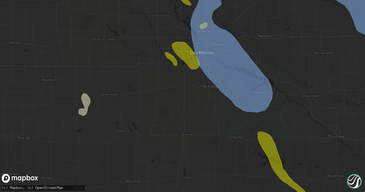 Hail map in Saint Charles, IA on July 20, 2026