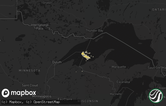 Hail map preview on 07-20-2026