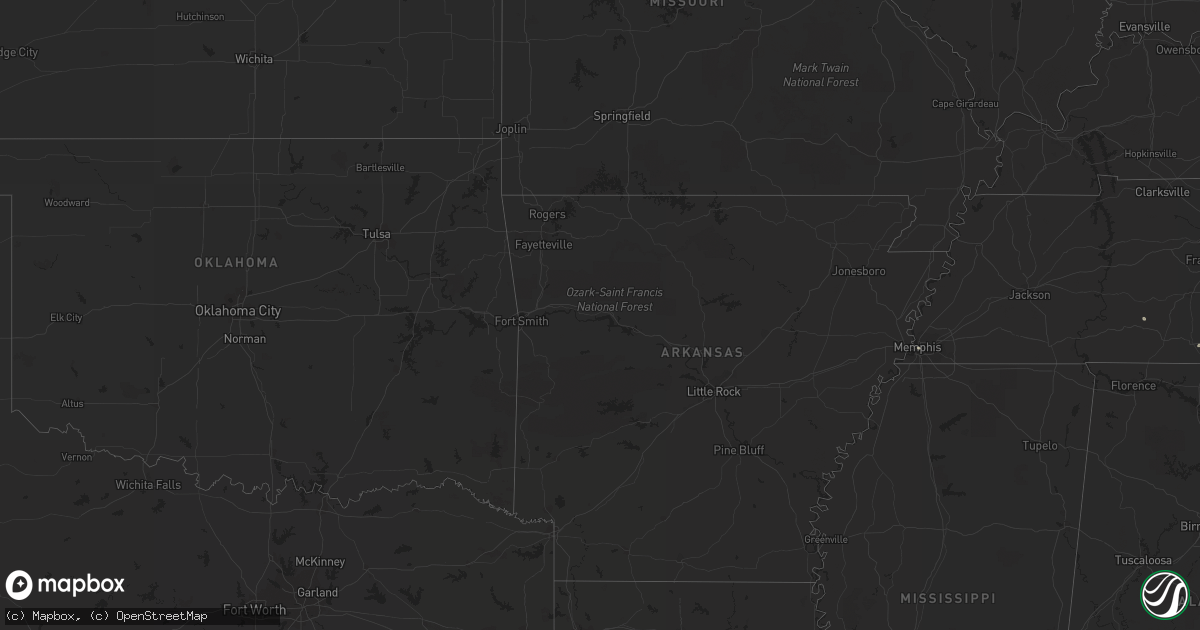 Hail map in Kansas on July 21, 2011