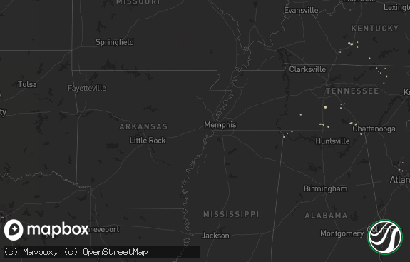 Hail map preview on 07-21-2011