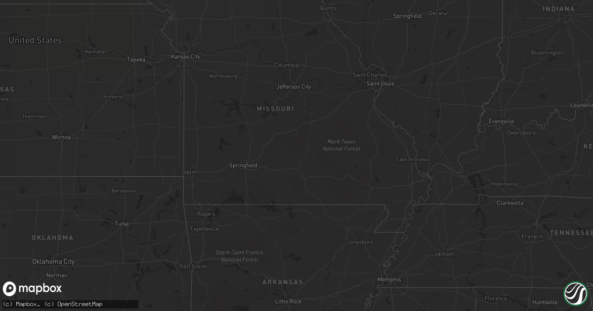 Hail map in Minnesota on July 21, 2012