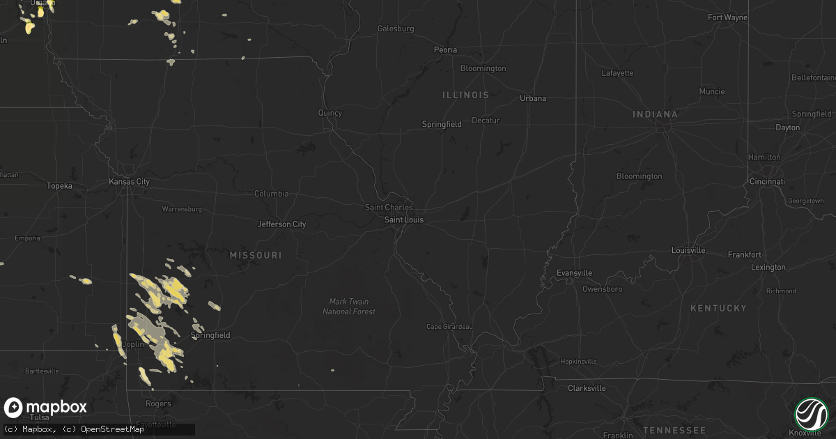Hail map in Michigan on July 21, 2013