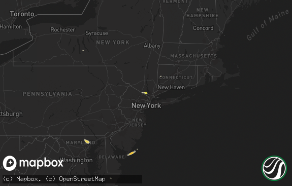 Hail map preview on 07-21-2015