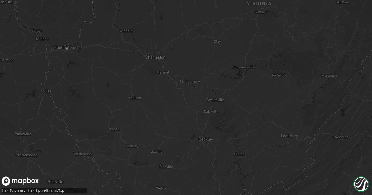 Hail map in Gallagher, WV on July 21, 2026