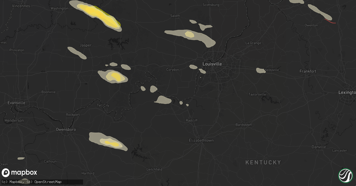 Hail map in Laconia, IN on July 21, 2026
