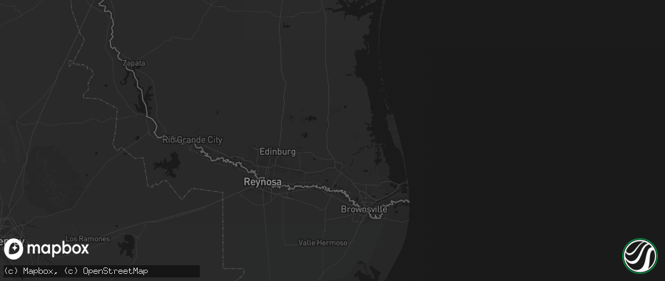 Hail map in Lyford, TX on July 21, 2026
