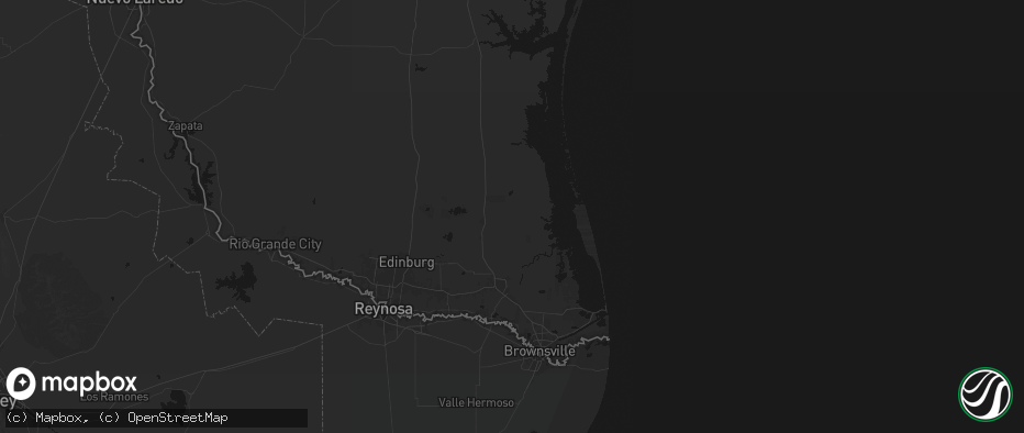 Hail map in San Perlita, TX on July 21, 2026