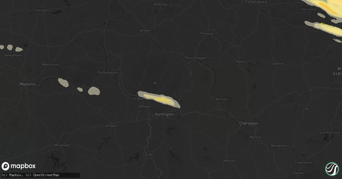 Hail map in Scottown, OH on July 21, 2026