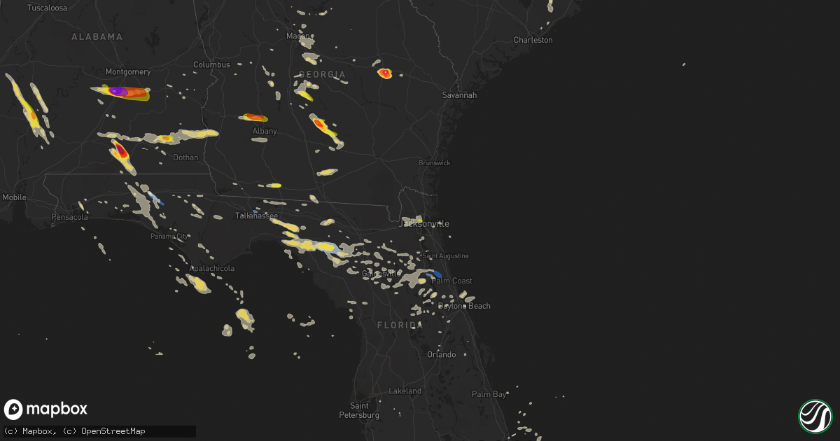 Hail map on July 22, 2018