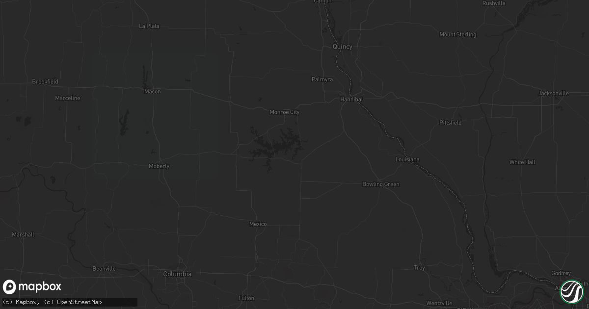 Hail map in Becker, MN on July 22, 2023