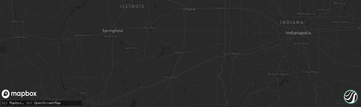 Hail map in Cordele, GA on July 22, 2023