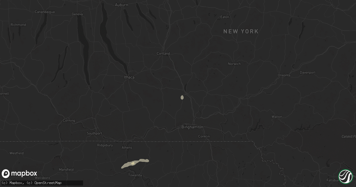 Hail map in Lisle, NY on July 22, 2024