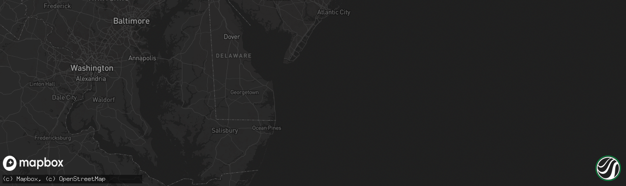 Hail map in East Falmouth, MA on July 23, 2019