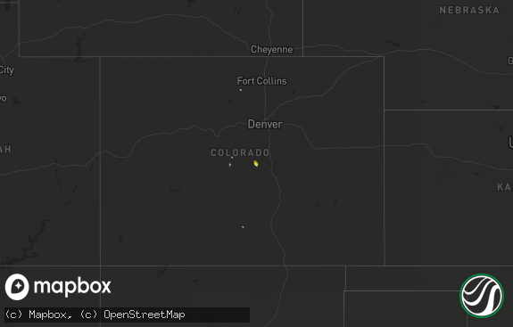 Hail map preview on 07-23-2019