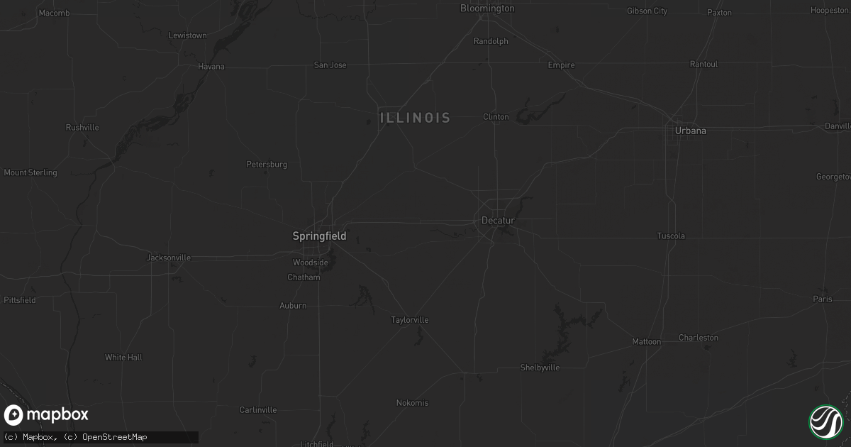 Hail map in Greensburg, IN on July 23, 2023