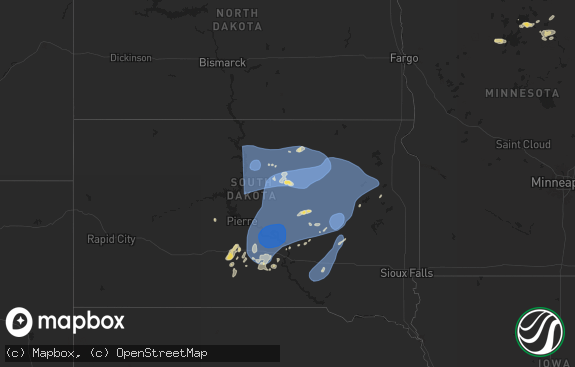Hail map preview on 07-23-2025
