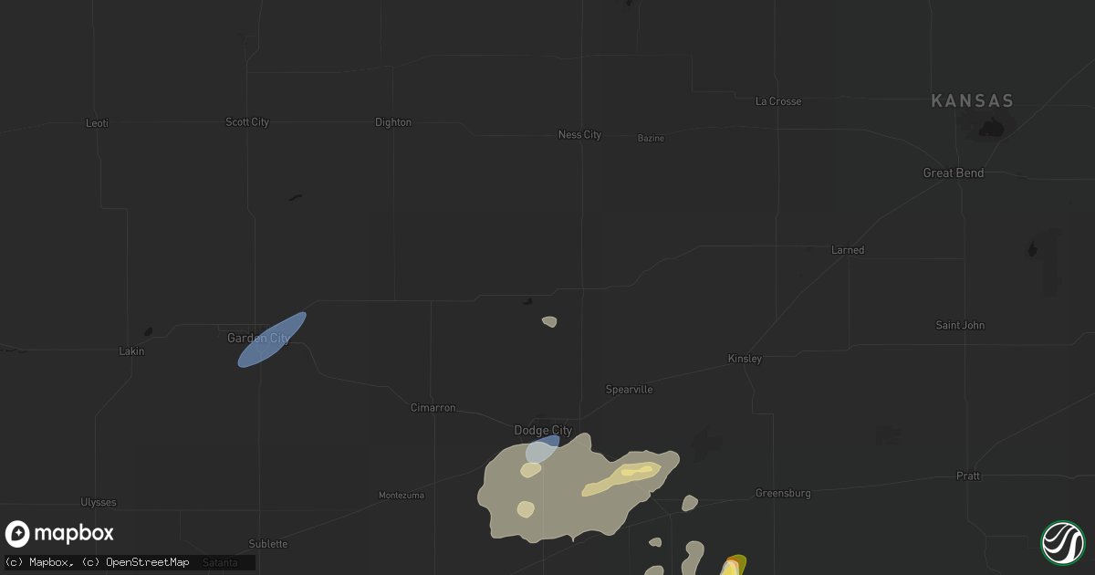Hail map in Jetmore, KS on July 23, 2026