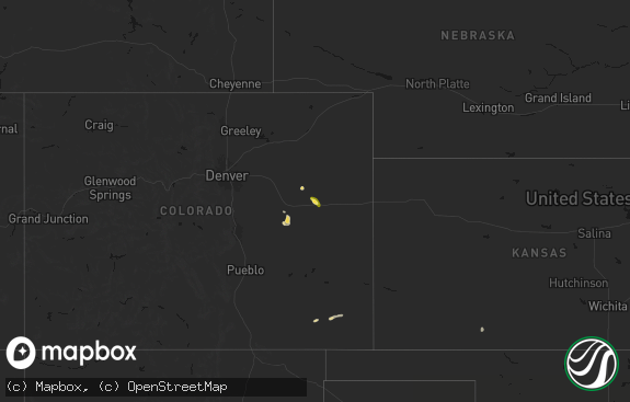 Hail map preview on 07-23-2026