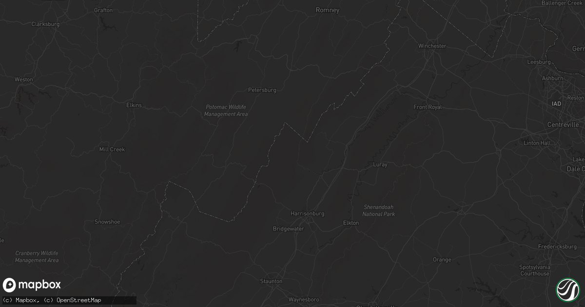 Hail map in Hopewell, VA on July 24, 2012